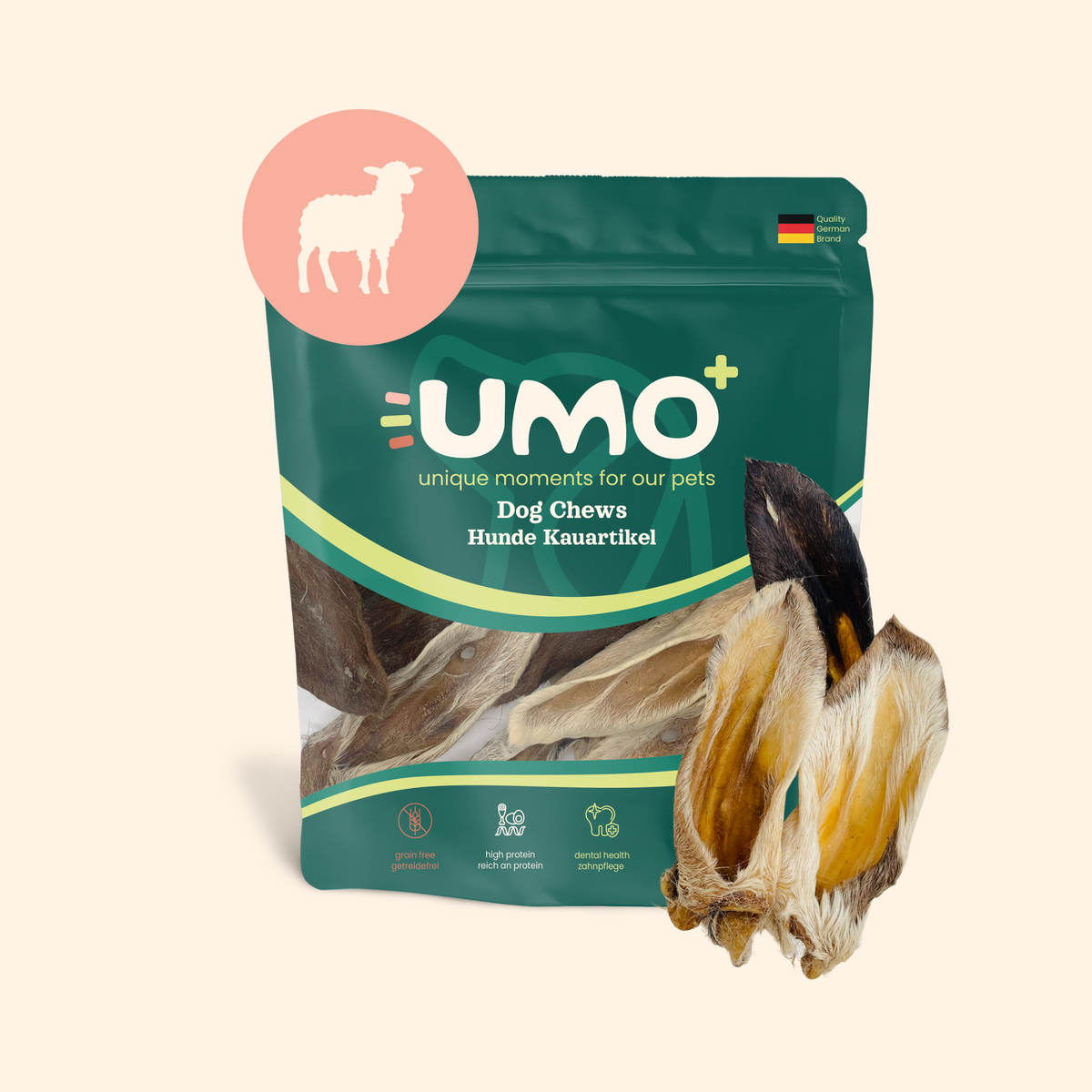Lamb Ears with Hair Chews